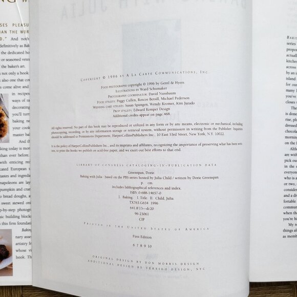 Julia Child Bundle: 1st Edition Cookbook & Wooden Rolling Pin - Picture 6 of 16